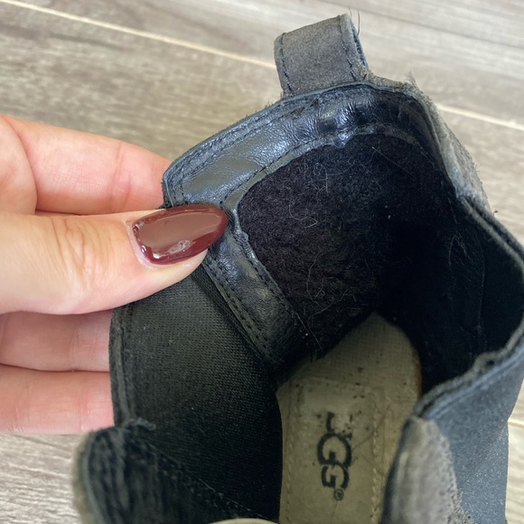 UGG Bonham II Chelsea Style Suede Boots Size 7 Dark Brown - Picture 7 of 9